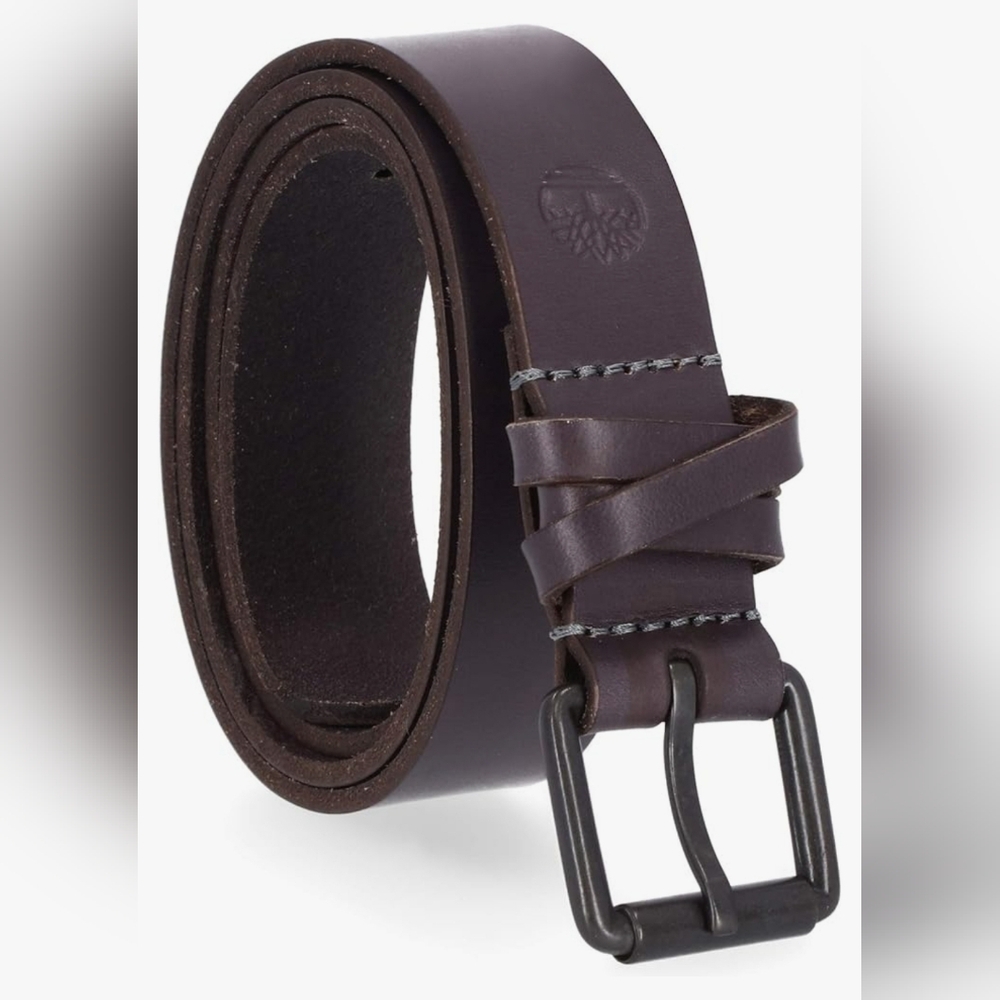 Timberland Women's NWT Zen Blue Casual Leather Belt Size XL (37/43)